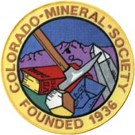 Colorado Mineral Society Patch